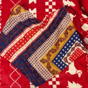 Forever 21 Bandana/Scarf Strapless Tie Top